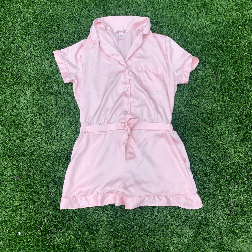 Victoria’s Secret Romper Pajamas in Silky Pink